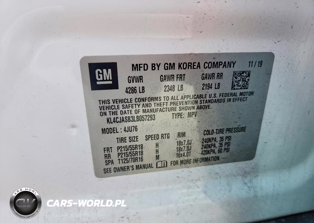 2020 Buick Encore Preferred VIN:KL4CJASB3LB057293 - 12