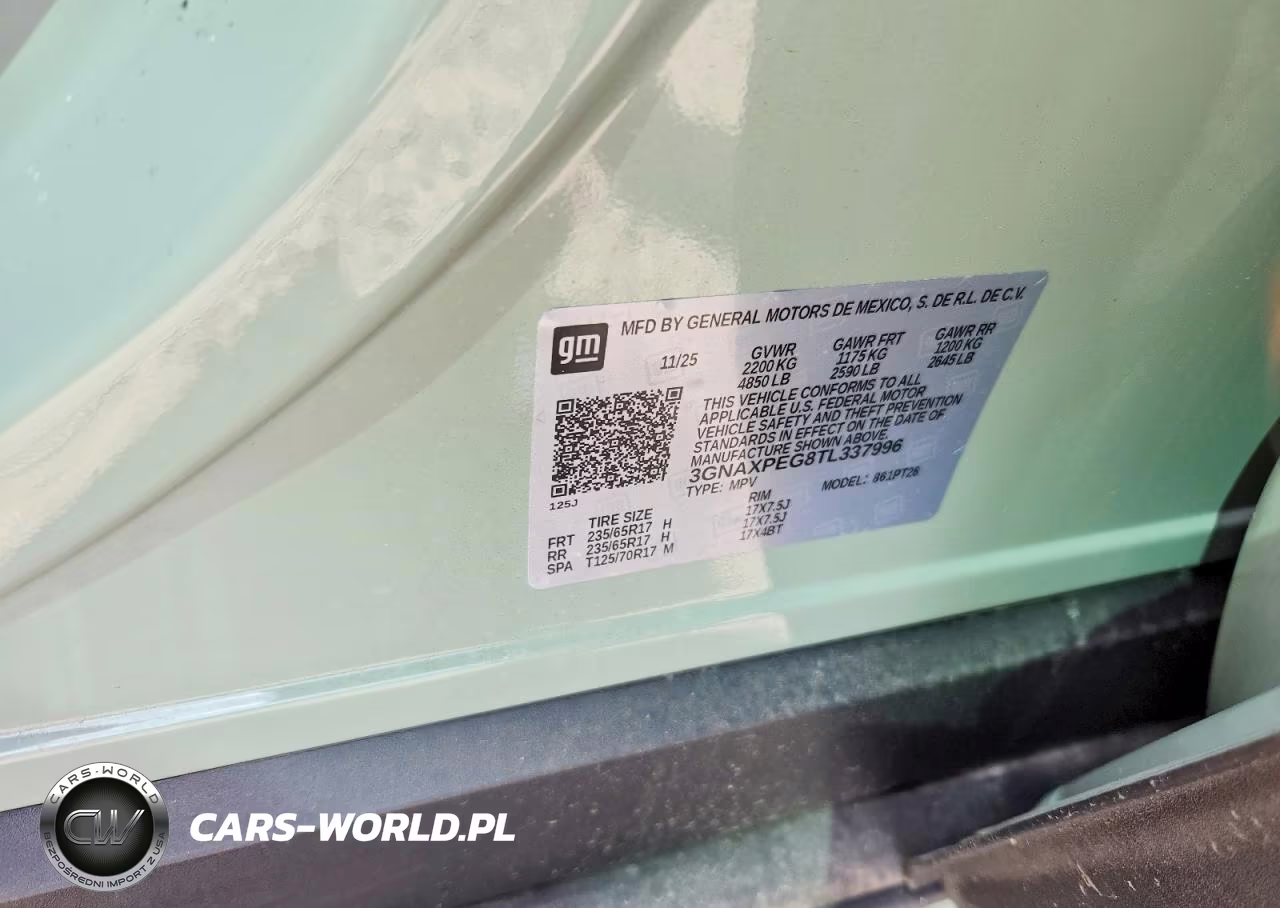 2026 Chevrolet Equinox Lt VIN:3GNAXPEG8TL337996 - 13