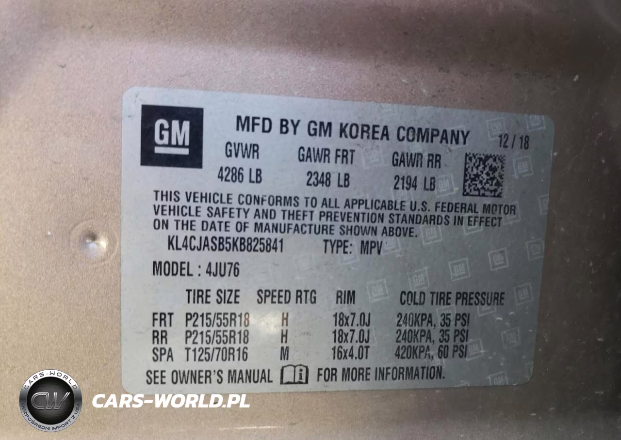 2019 Buick Encore Preferred VIN:KL4CJASB5KB825841 - 13