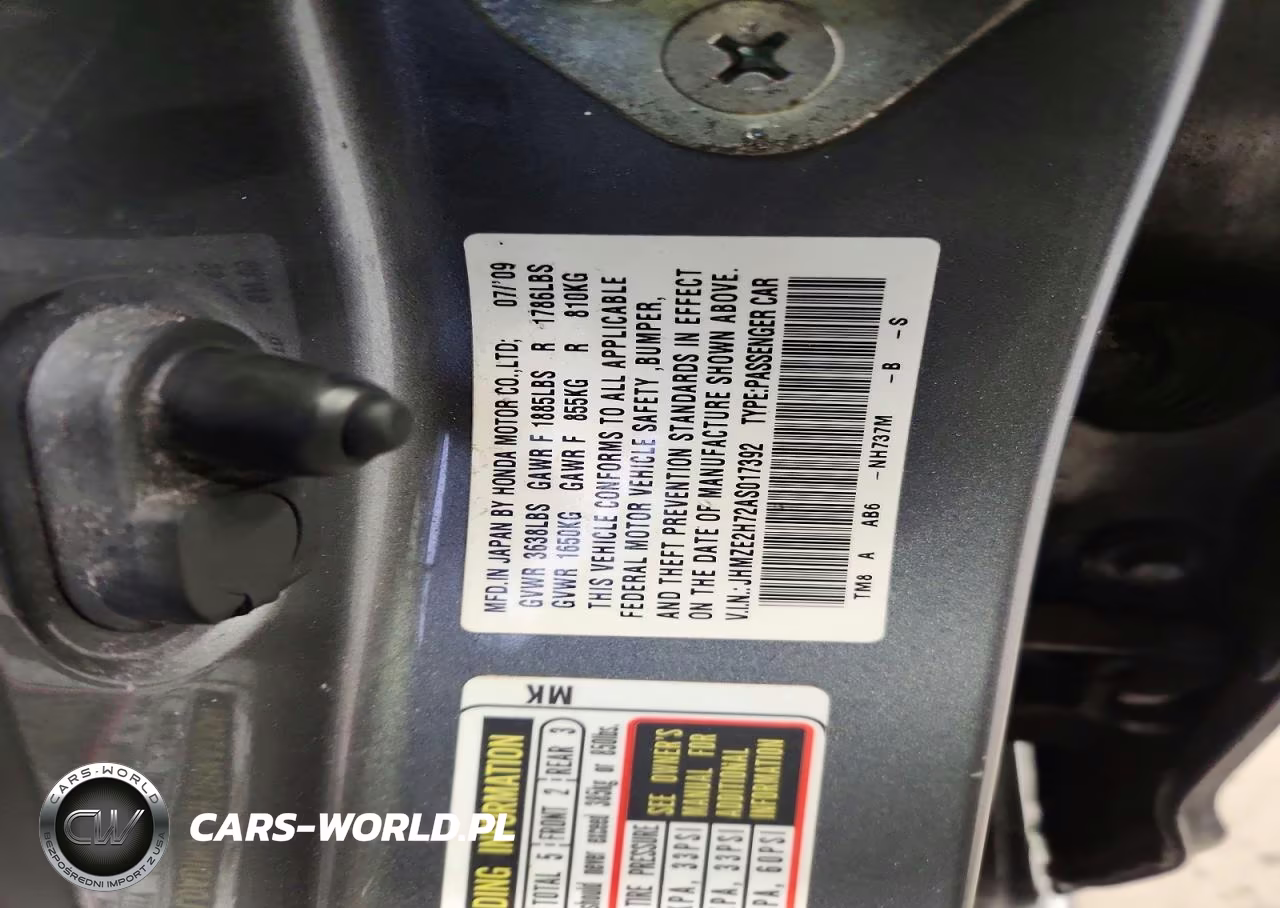 2010 Honda Insight Ex VIN:JHMZE2H72AS017392 - 12