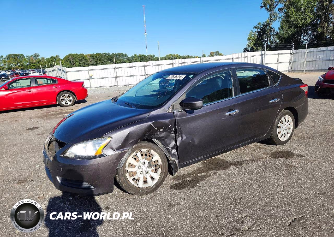 2014 Nissan Sentra S VIN:3N1AB7APXEL620242 - 1