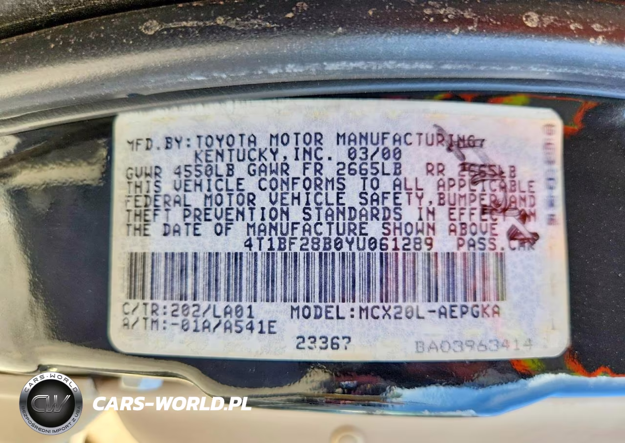2000 Toyota Avalon Xls VIN:4T1BF28B0YU061289 - 12