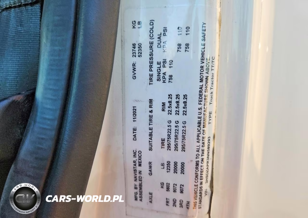 2022 International Lt625 - Semi Truck VIN:3HSDZAPR3NN589293 - 13