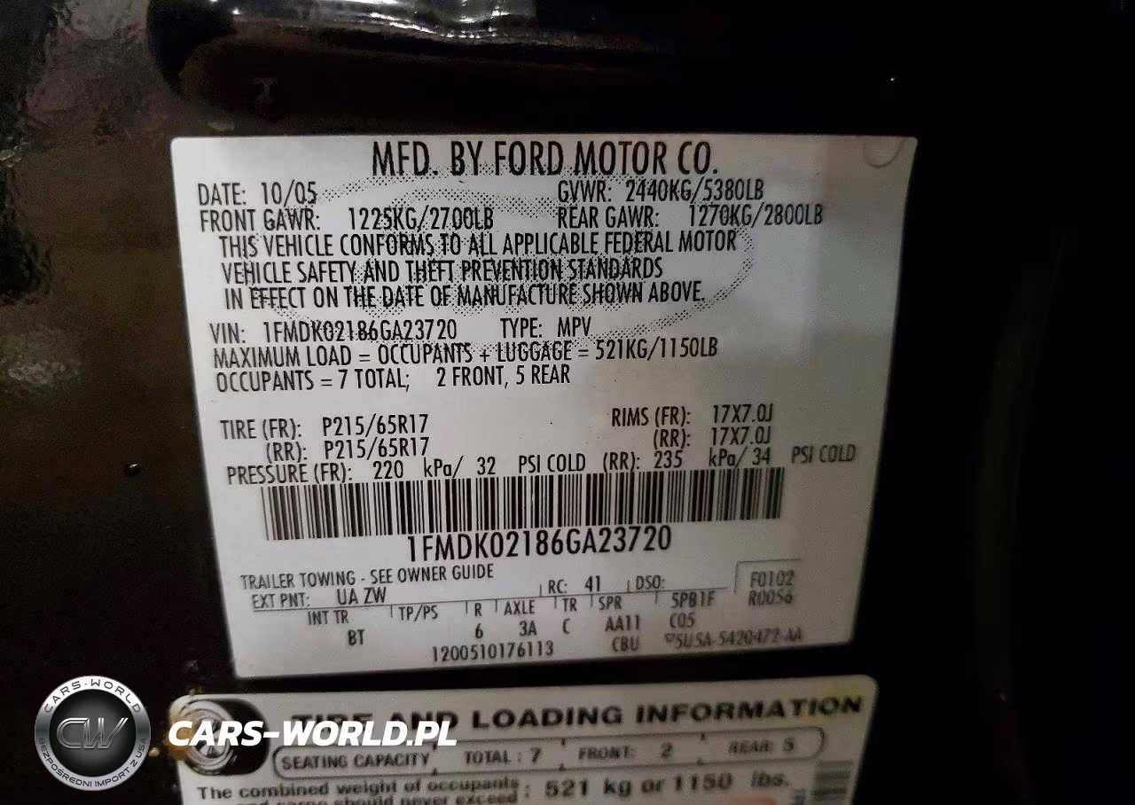 2006 Ford Freestyle Sel VIN:1FMDK02186GA23720 - 14