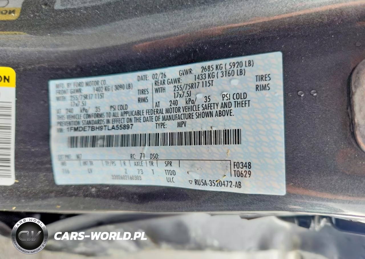 2026 Ford Bronco Big Bend VIN:1FMDE7BH9TLA55897 - 13