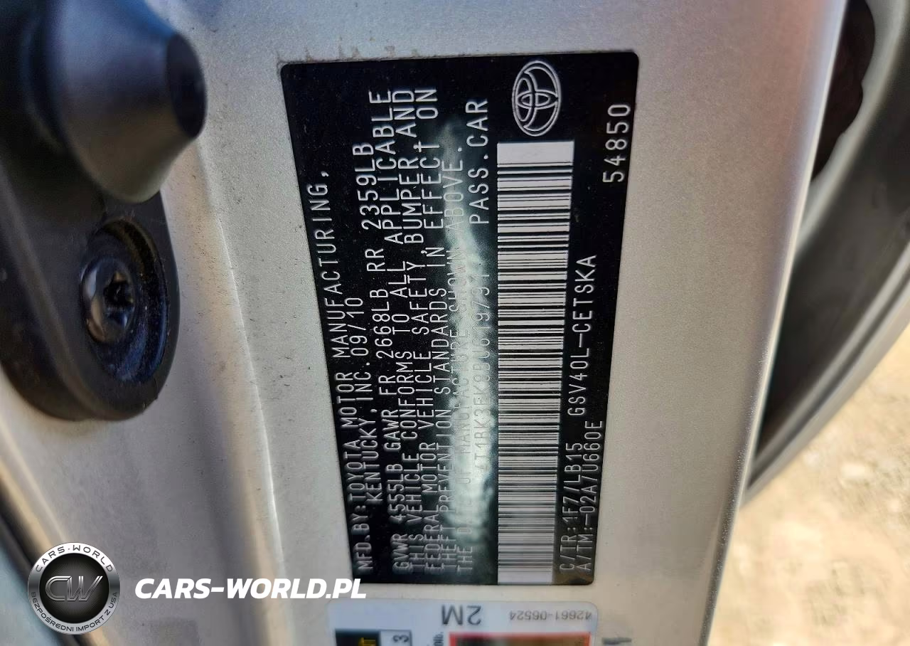 2011 Toyota Camry Se V6 VIN:4T1BK3EK8BU619791 - 12