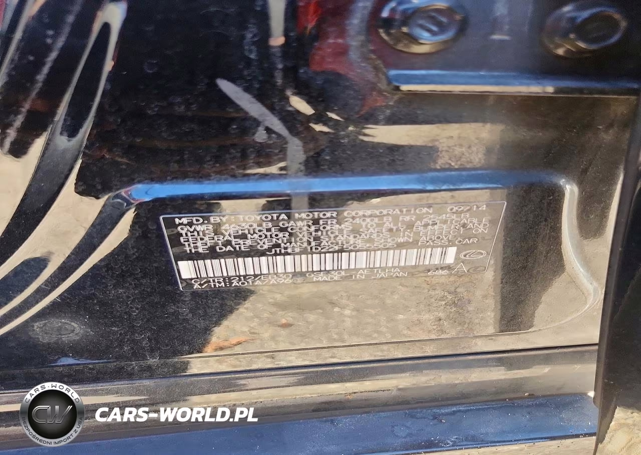 2015 Lexus Is 250 VIN:JTHBF1D22F5055505 - 12