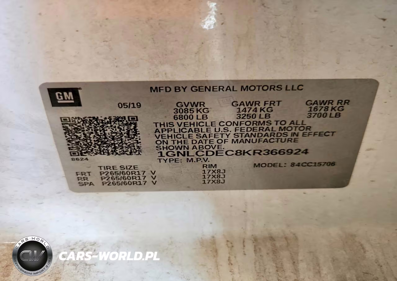 2019 Chevrolet Tahoe Police VIN:1GNLCDEC8KR366924 - 12