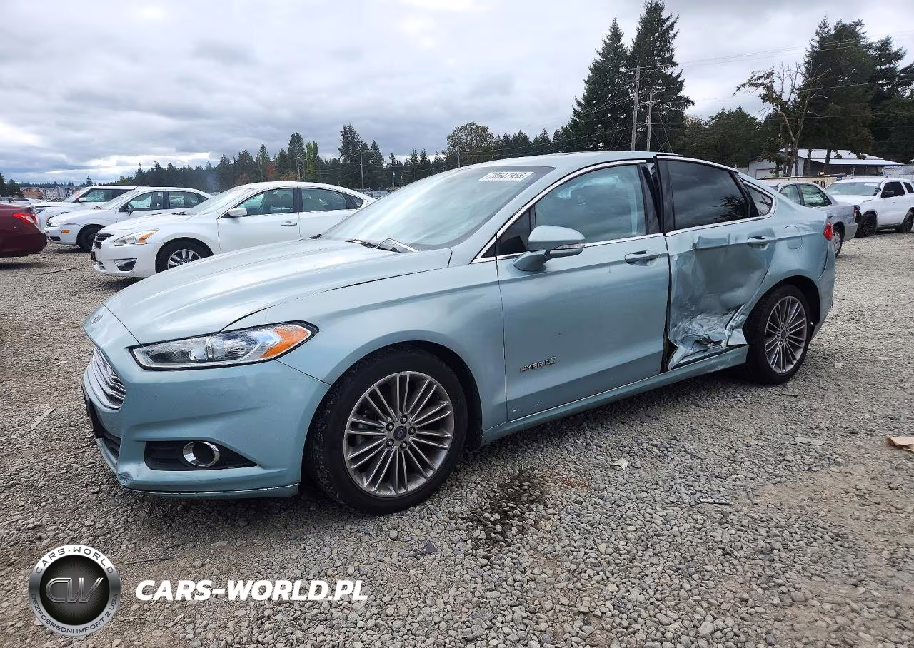 2014 Ford Fusion Se Hybrid VIN:3FA6P0LU7ER228322 - 1