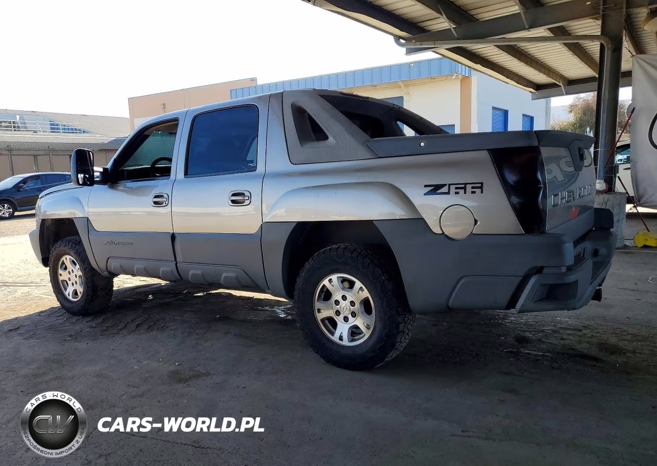 2002 Chevrolet Avalanche C1500 VIN:3GNEC13T62G127642 - 2