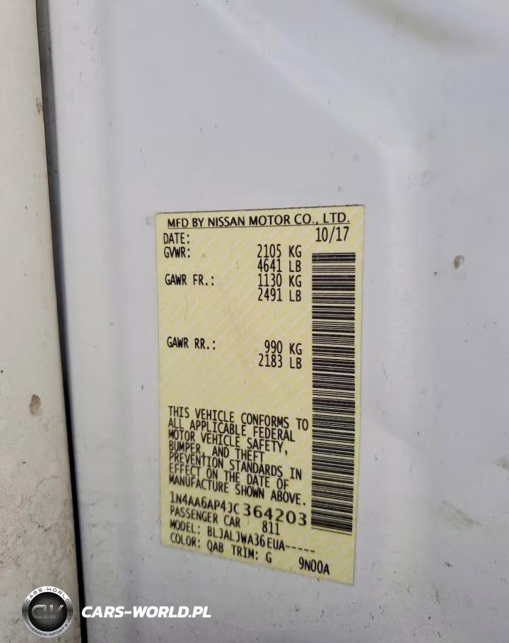 2018 Nissan Maxima 3.5 Sv VIN:1N4AA6AP4JC364203 - 13