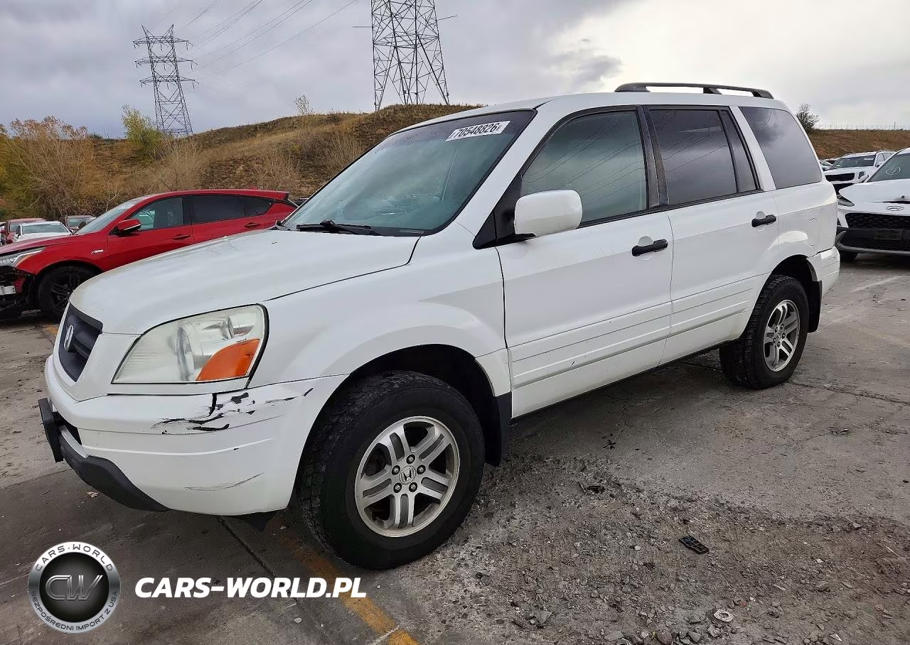 2004 Honda Pilot Ex VIN:2HKYF184X4H611502 - 1