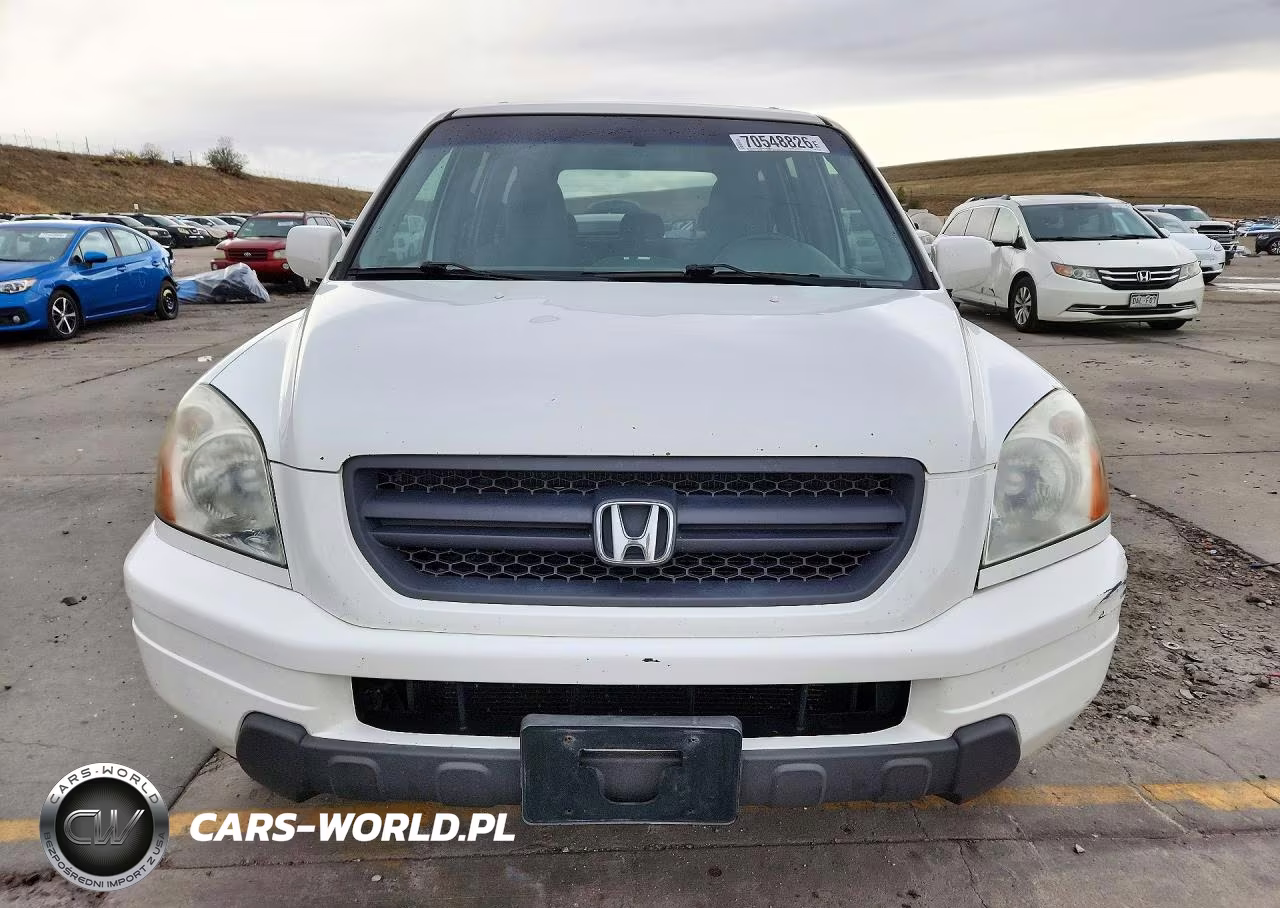 2004 Honda Pilot Ex VIN:2HKYF184X4H611502 - 5