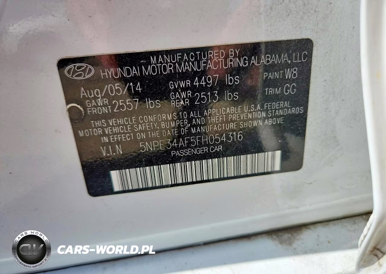 2015 Hyundai Sonata Sport VIN:5NPE34AF5FH054316 - 12