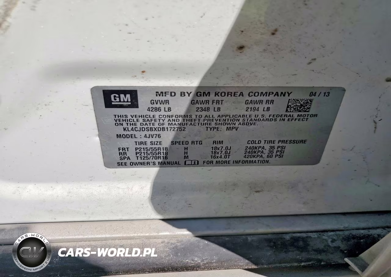 2013 Buick Encore Premium VIN:KL4CJDSBXDB172752 - 13