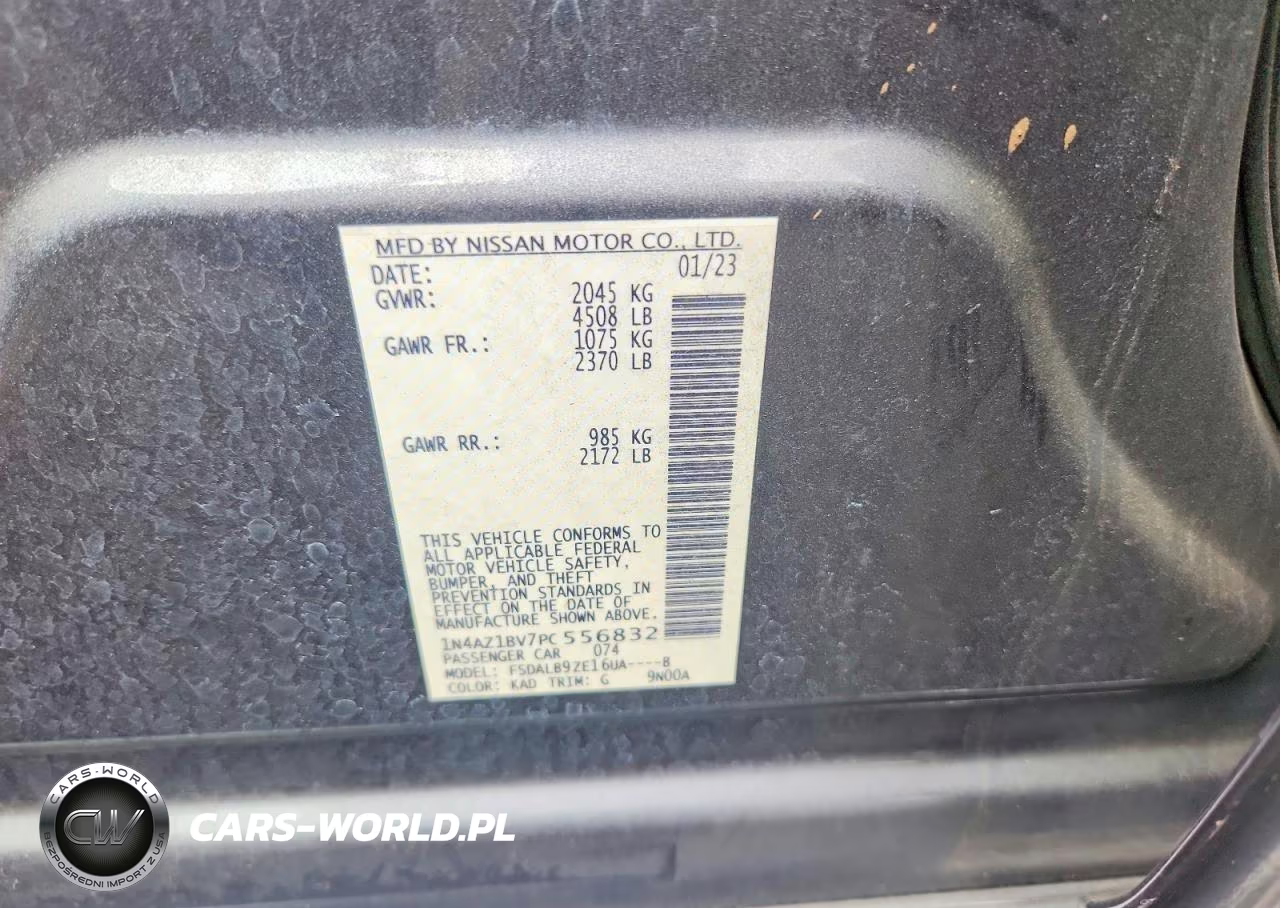 2023 Nissan Leaf S VIN:1N4AZ1BV7PC556832 - 12