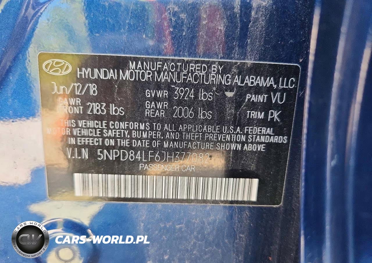 2018 Hyundai Elantra Value Edition VIN:5NPD84LF6JH377082 - 12