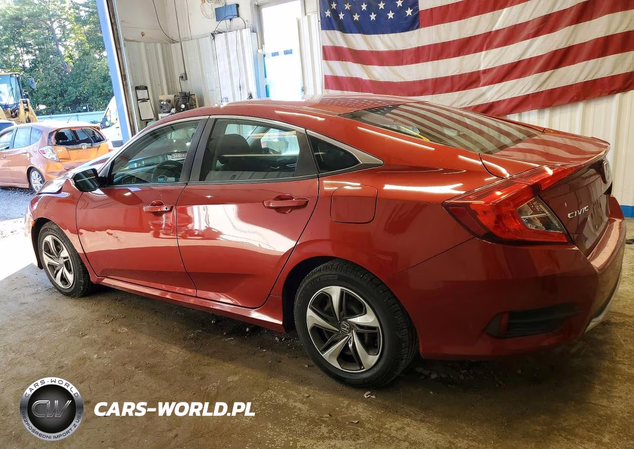 2019 Honda Civic Lx VIN:19XFC2F61KE214286 - 2