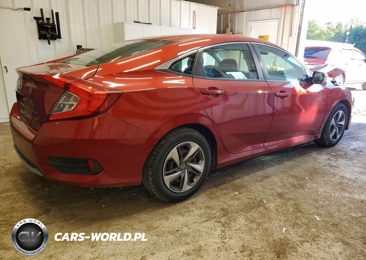 2019 Honda Civic Lx VIN:19XFC2F61KE214286 - 3
