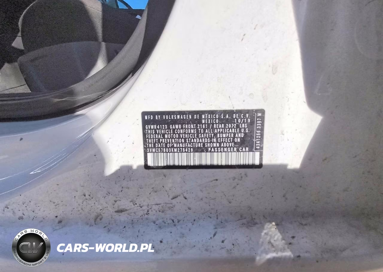 2019 Volkswagen Jetta S VIN:3VWC57BU3KM275429 - 12