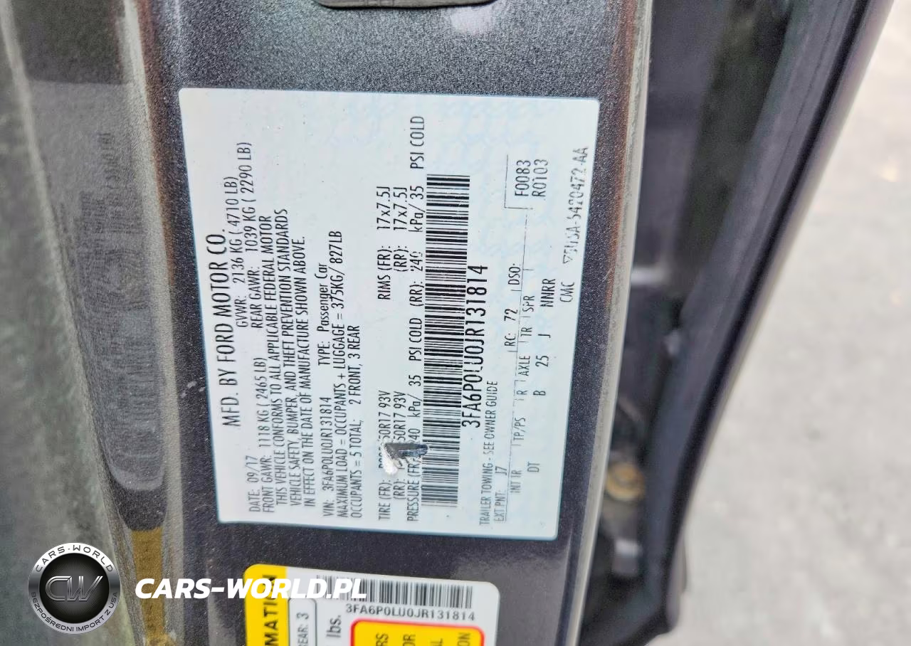 2018 Ford Fusion Se Hybrid VIN:3FA6P0LU0JR131814 - 12
