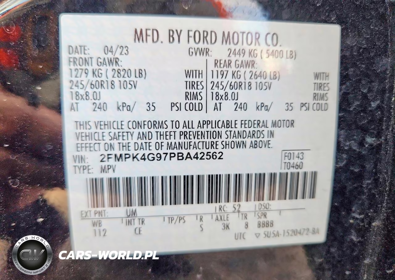 2023 Ford Edge Se VIN:2FMPK4G97PBA42562 - 13