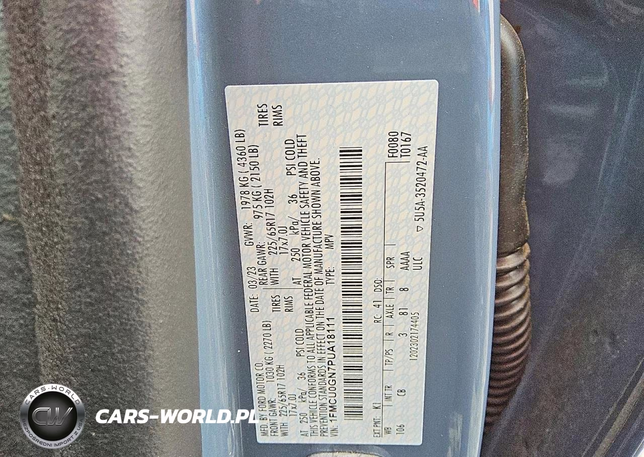 2023 Ford Escape Active VIN:1FMCU0GN7PUA18111 - 13