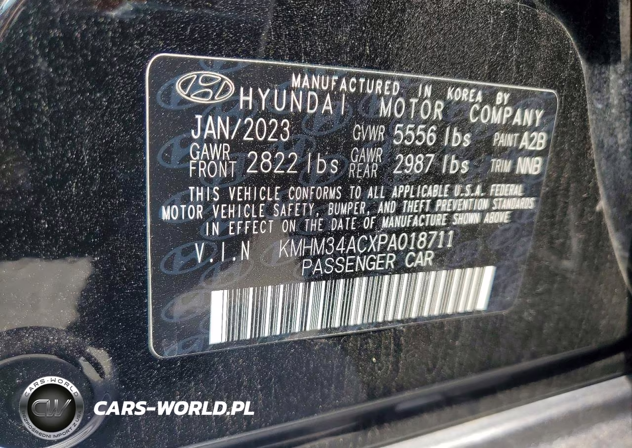 2023 Hyundai Ioniq 6 Sel VIN:KMHM34ACXPA018711 - 12