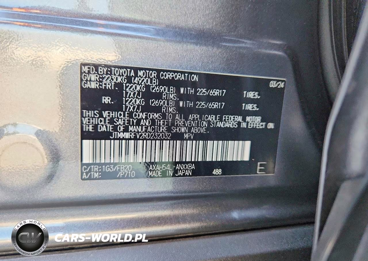 2024 Toyota Rav4 Le VIN:JTMMWRFV2RD232032 - 13