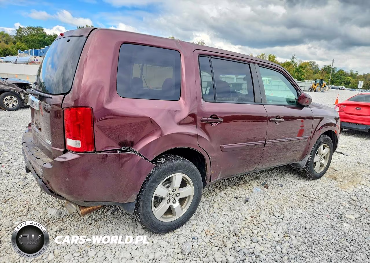 2009 Honda Pilot Ex VIN:5FNYF48429B004341 - 3