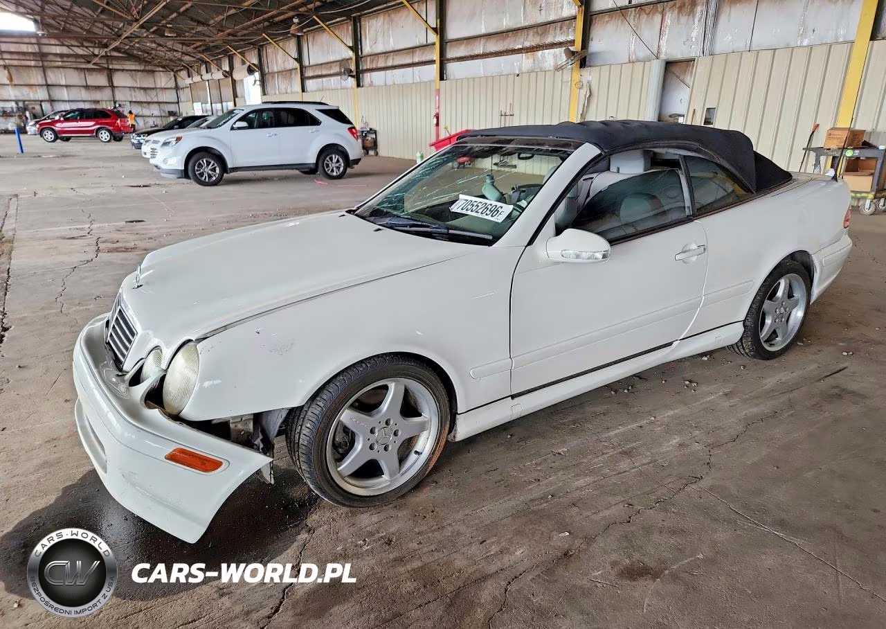 2002 Mercedes-Benz Clk 430 VIN:WDBLK70G12T120936 - 1