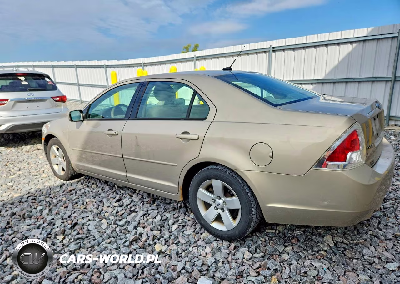 2008 Ford Fusion Se VIN:3FAHP07168R178980 - 2