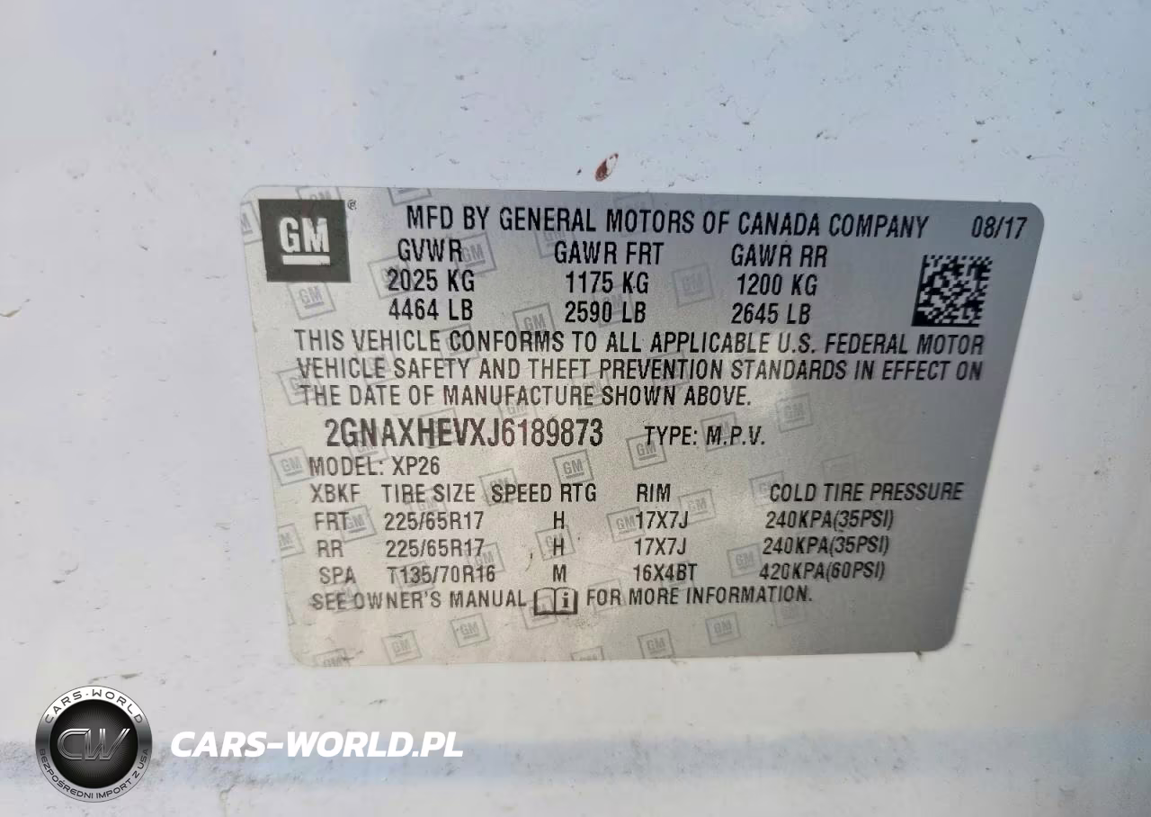 2018 Chevrolet Equinox VIN:2GNAXHEVXJ6189873 - 12