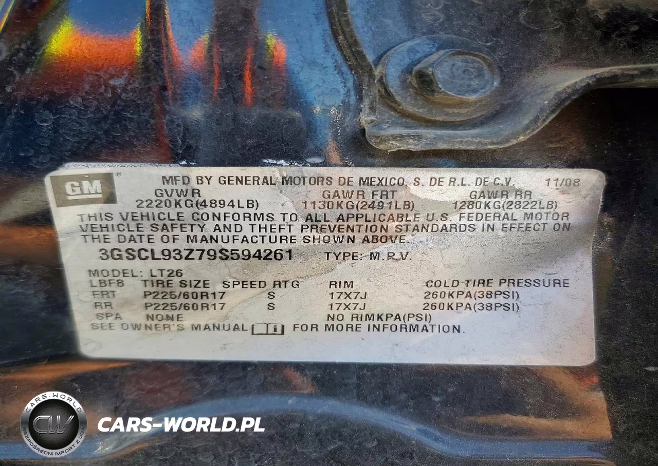 2009 Saturn Vue VIN:3GSCL93Z79S594261 - 13