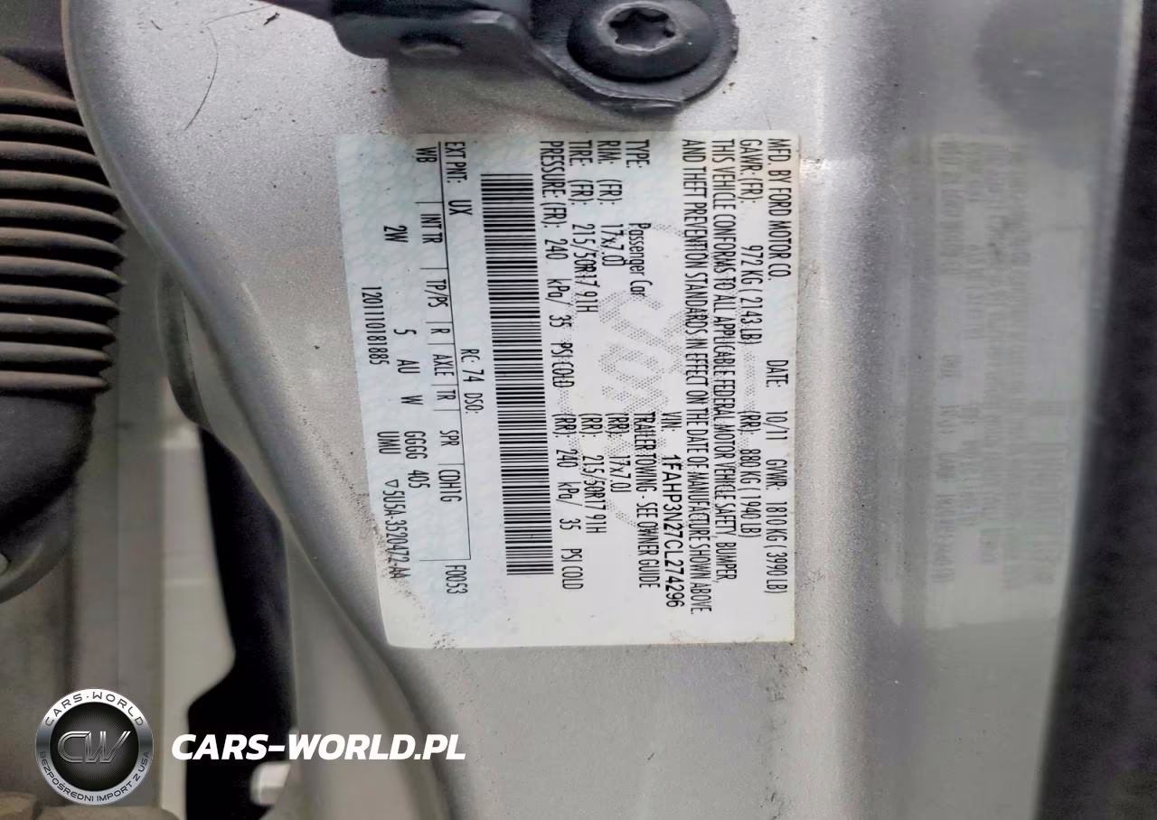 2012 Ford Focus Titanium VIN:1FAHP3N27CL274296 - 12