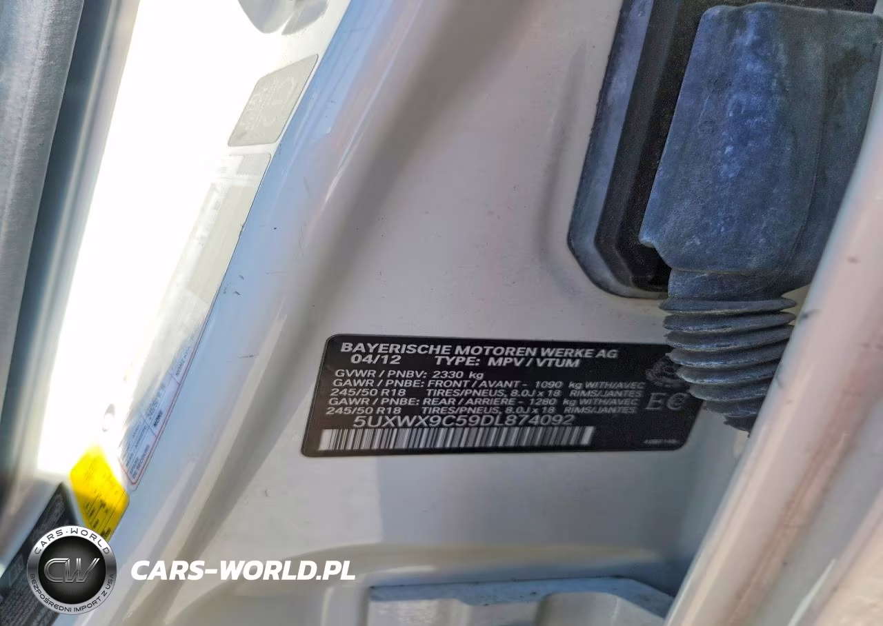 2013 BMW X3 xDrive28I VIN:5UXWX9C59DL874092 - 13