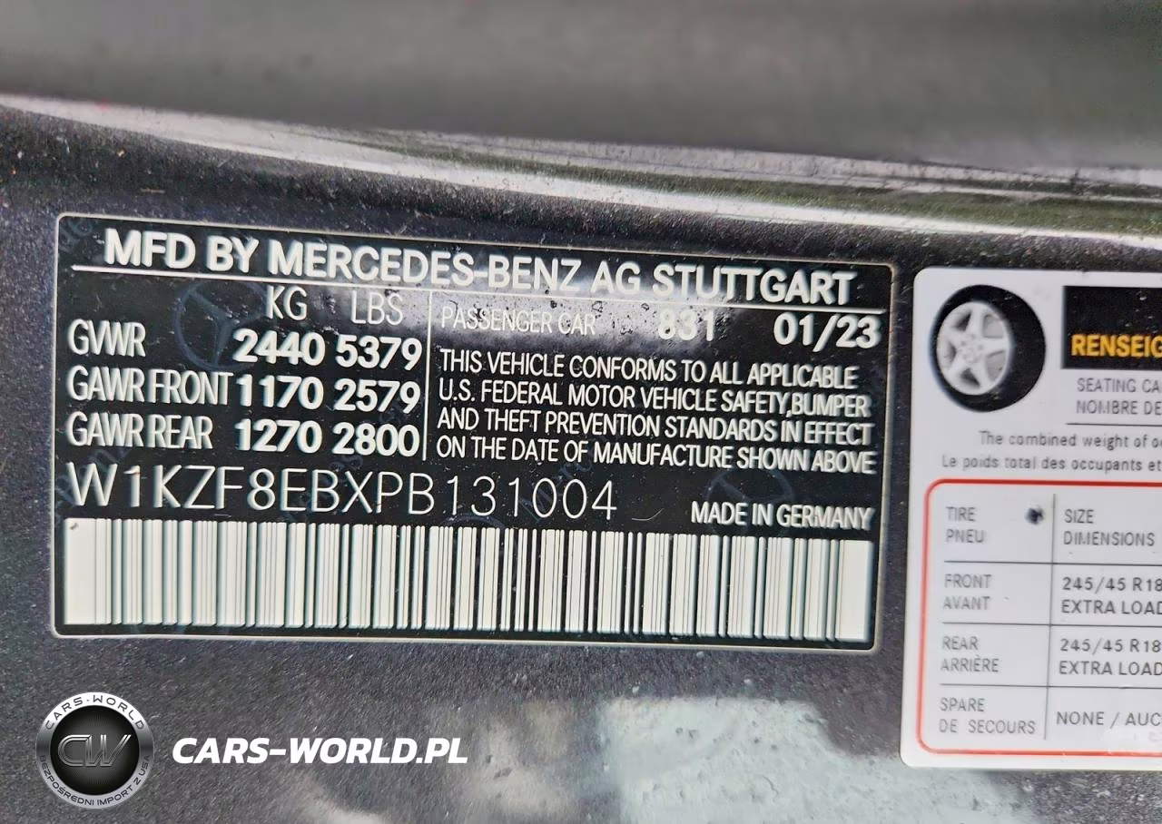 2023 Mercedes-Benz E 350 4Matic VIN:W1KZF8EBXPB131004 - 12