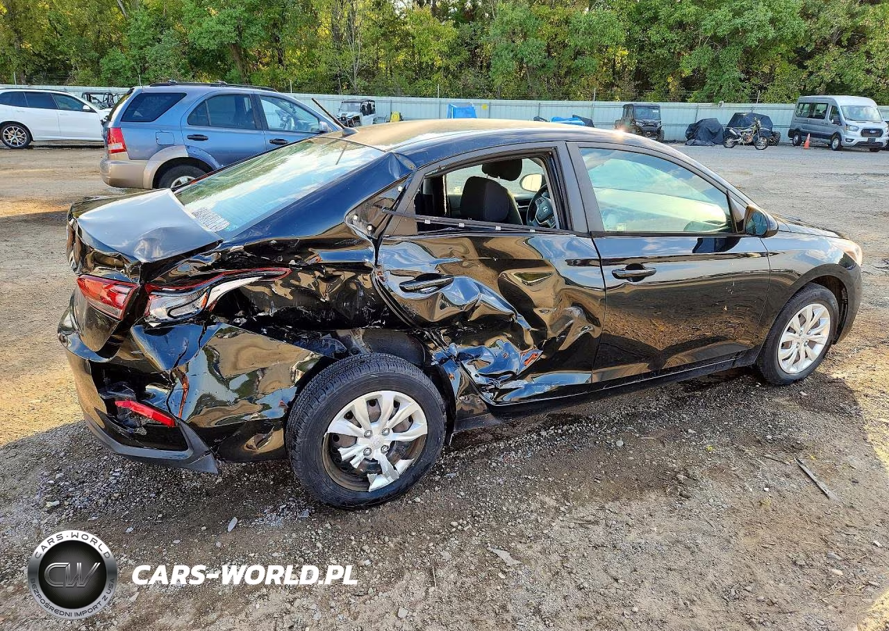 2021 Hyundai Accent Se VIN:3KPC24A62ME131493 - 3