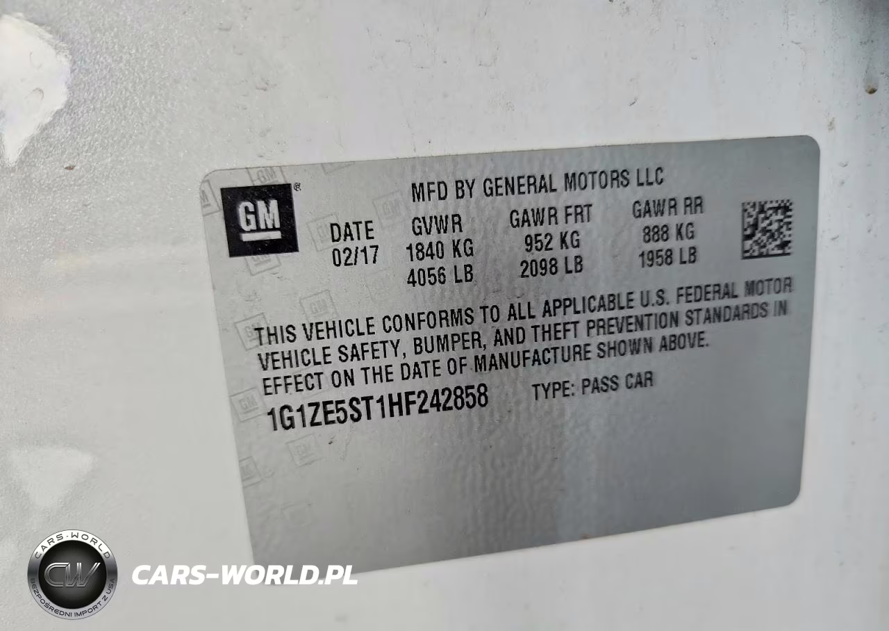2017 Chevrolet Malibu 1Lt VIN:1G1ZE5ST1HF242858 - 12
