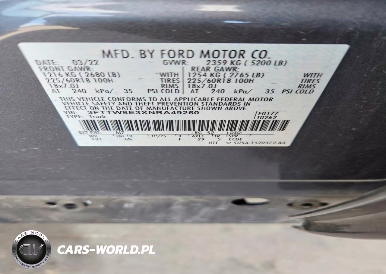 2022 Ford Maverick Xl VIN:3FTTW8E3XNRA49260 - 12
