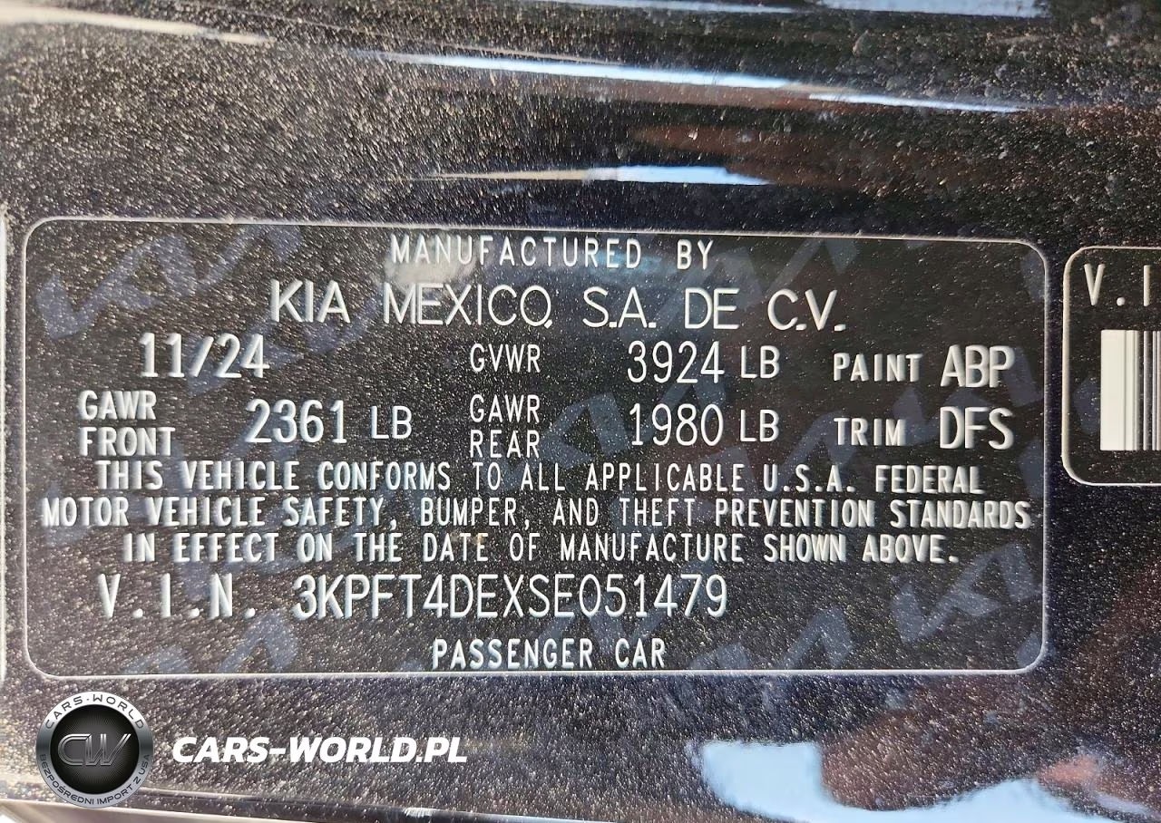 2025 Kia K4 Lxs VIN:3KPFT4DEXSE051479 - 12