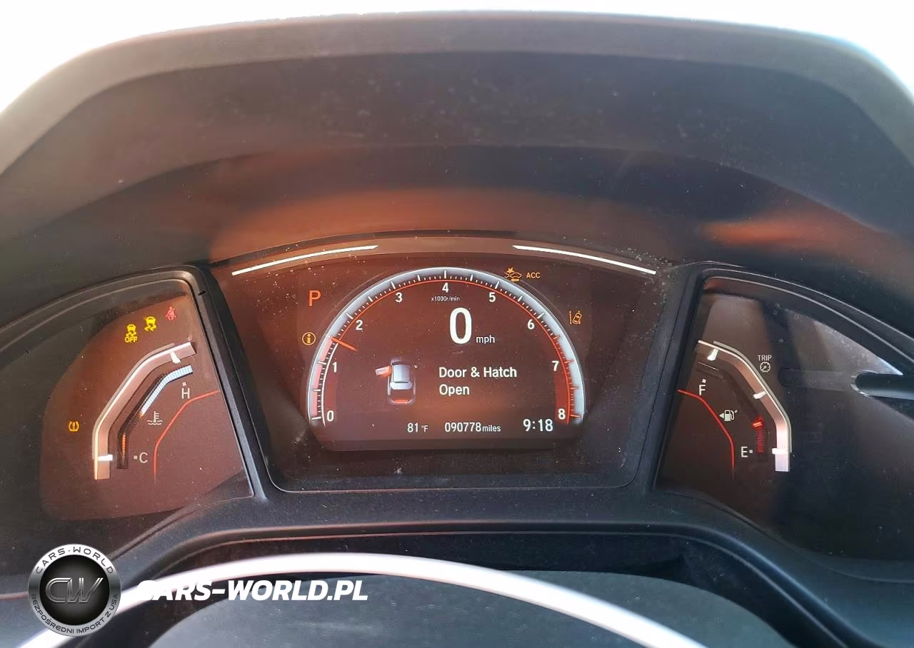 2019 Honda Civic Sport VIN:SHHFK7H44KU405706 - 9