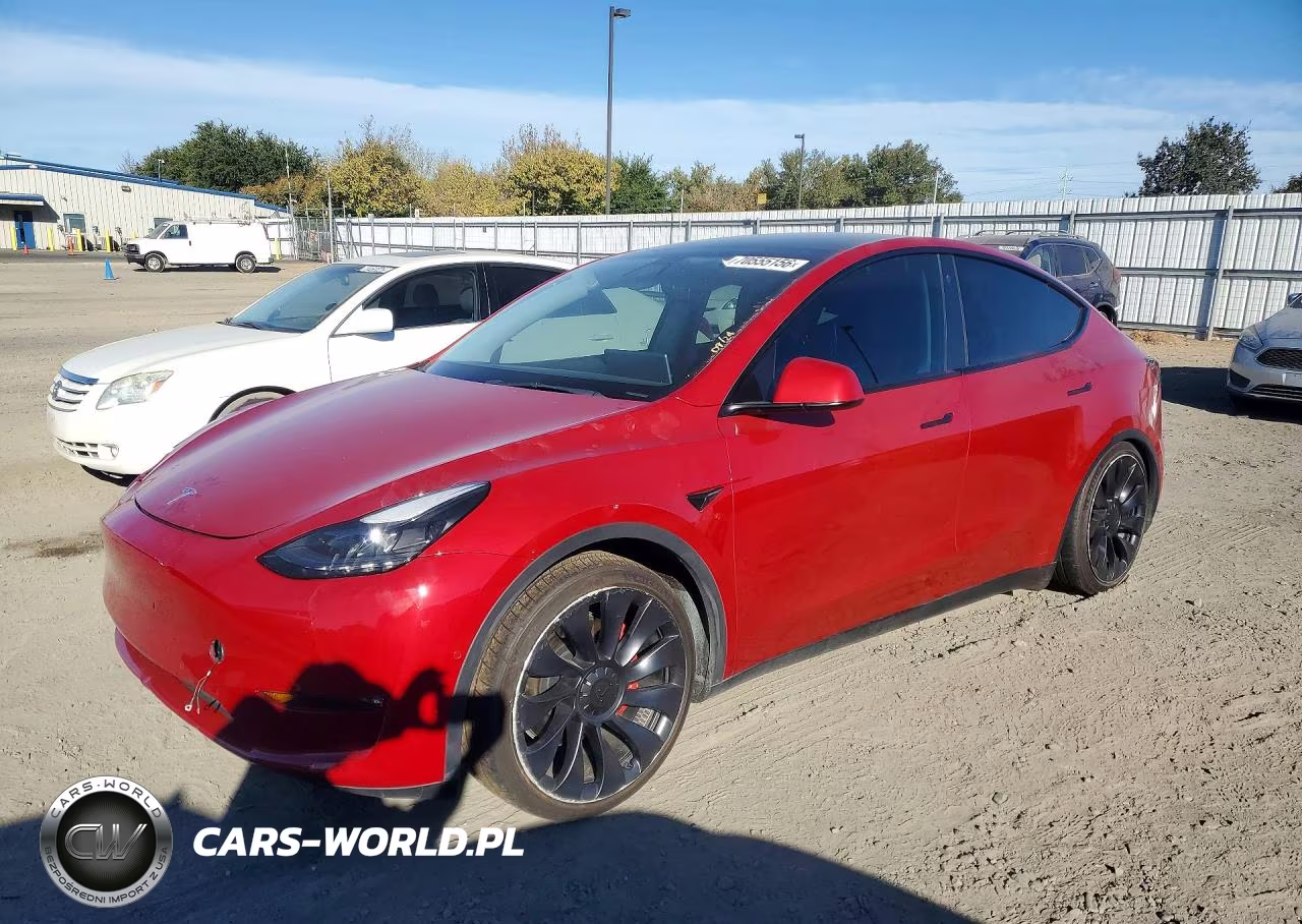 2022 Tesla Model Y VIN:7SAYGDEF6NF352403 - 1