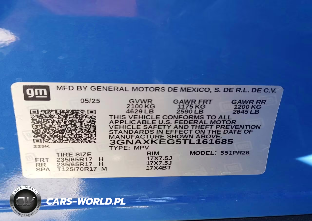 2026 Chevrolet Equinox Activ VIN:3GNAXKEG5TL161685 - 13