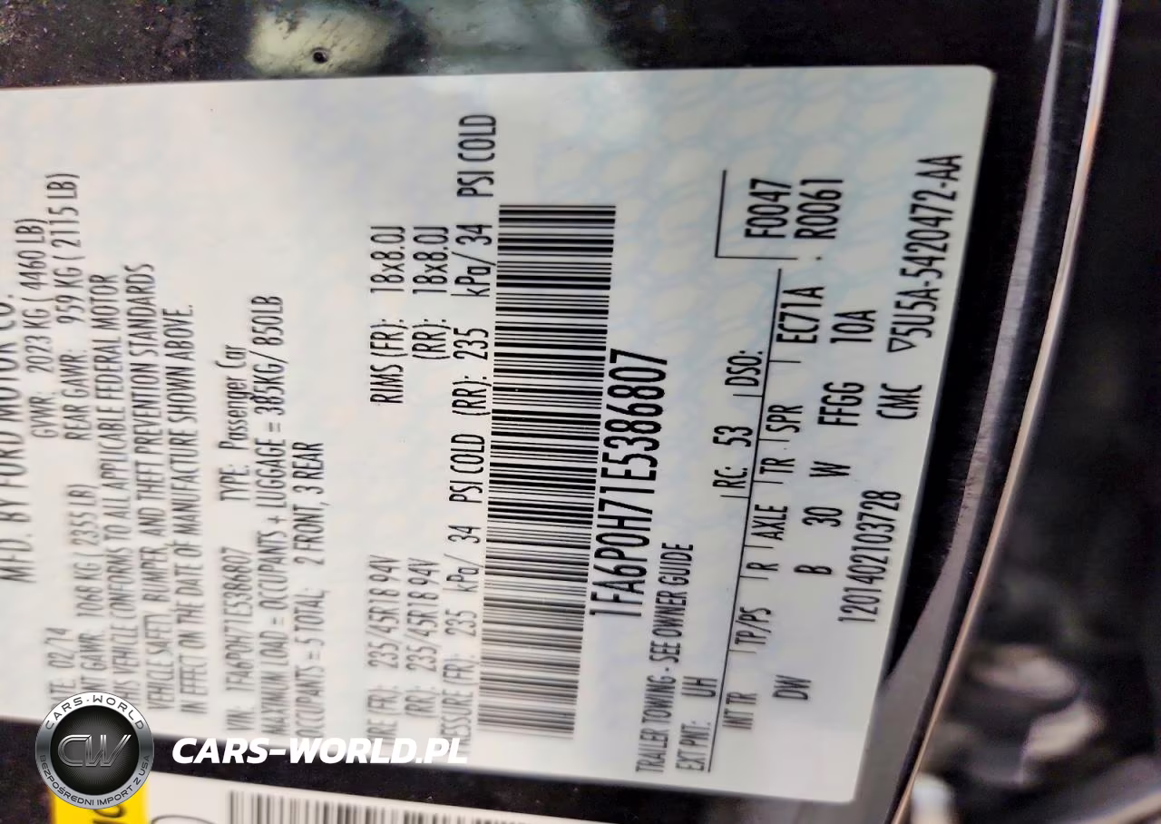 2014 Ford Fusion Se VIN:1FA6P0H71E5386807 - 12