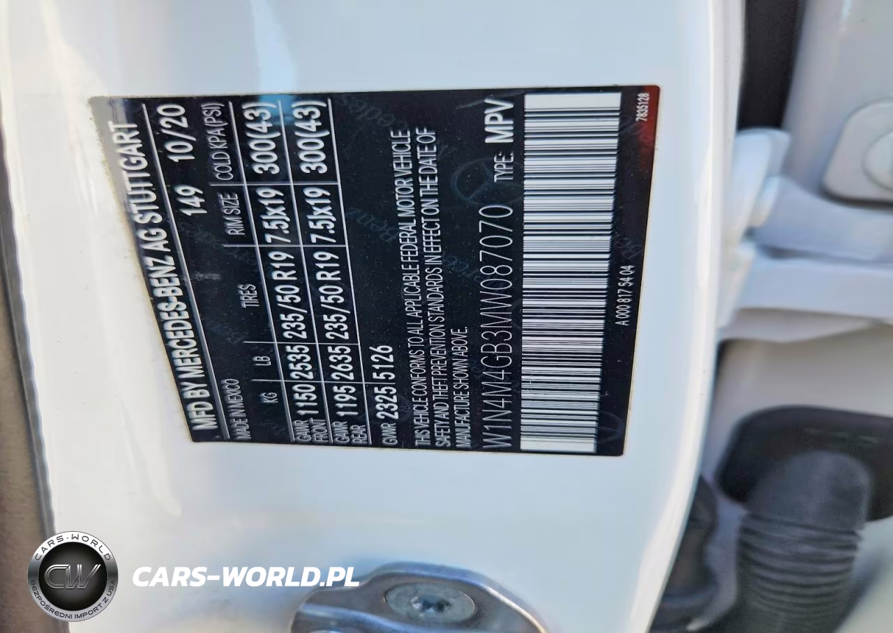 2021 Mercedes-Benz Glb 250 VIN:W1N4M4GB3MW087070 - 13