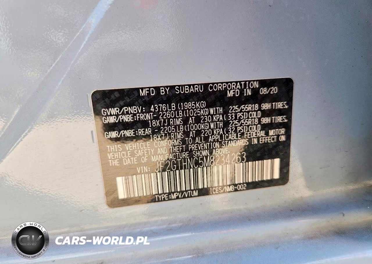 2021 Subaru Crosstrek Limited VIN:JF2GTHNC5M8234263 - 13