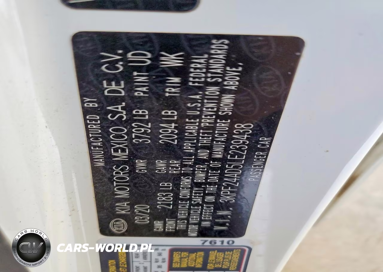 2020 Kia Forte Lxs VIN:3KPF24AD5LE239438 - 12