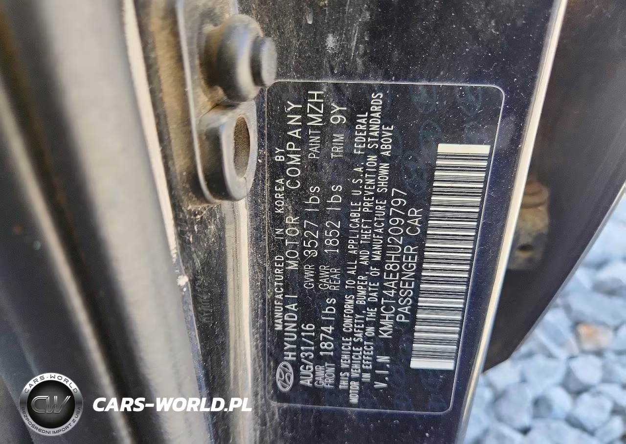 2017 Hyundai Accent Se VIN:KMHCT4AE8HU209797 - 12