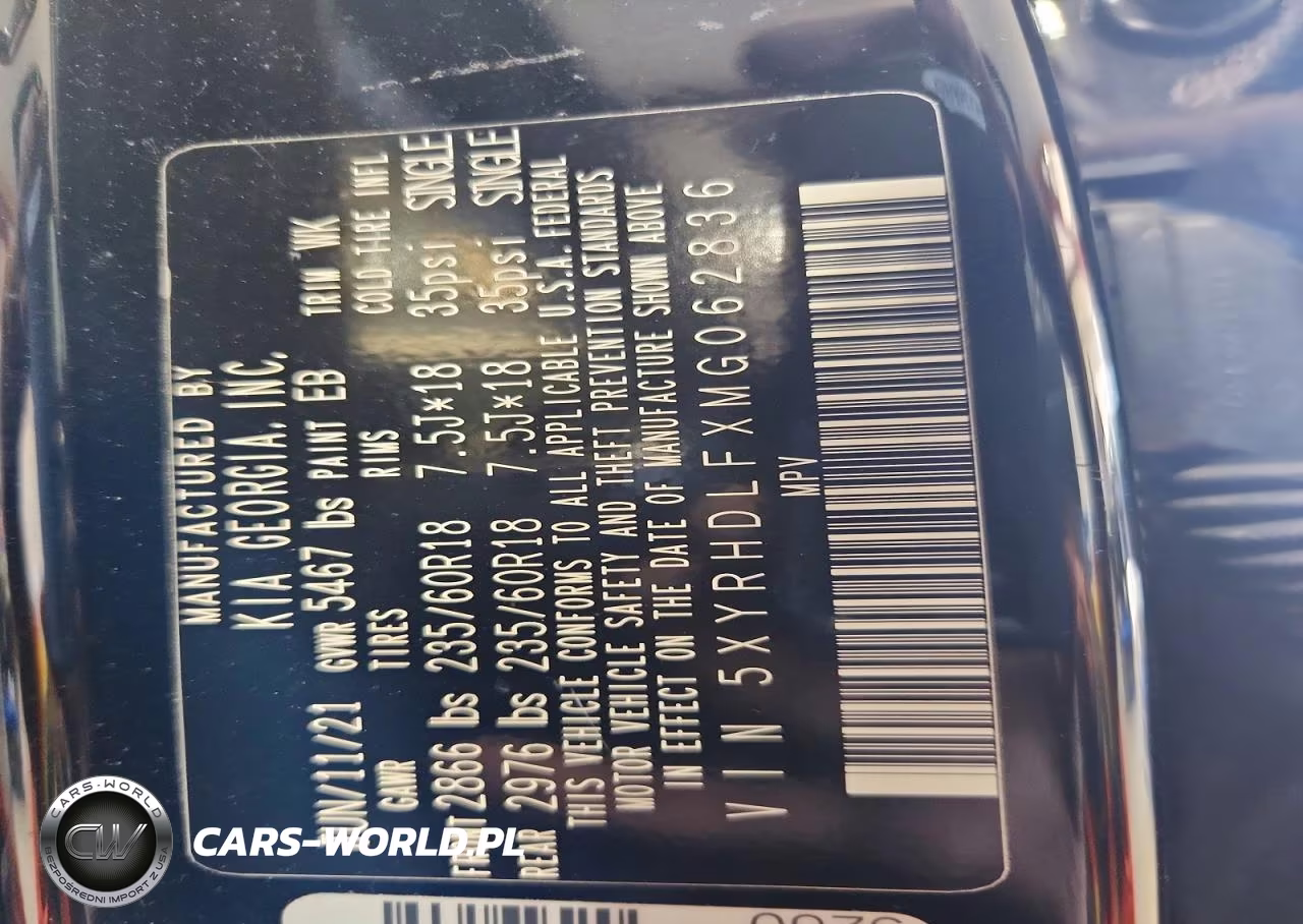 2021 Kia Sorento Ex VIN:5XYRHDLFXMG062836 - 13